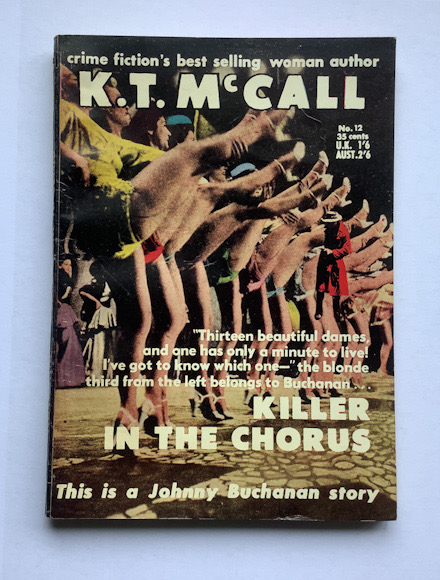 1957 KILLER IN THE CHORUS Australian Pulp Fiction K.T. McCall